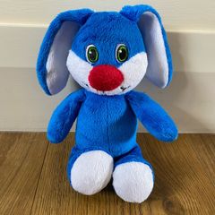 Blue Kinder Bunny Plush Toy