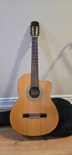 Admira guitar, acoustic-electric, nylon