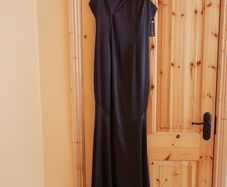 Black occasion dress. Maxi length. Size 14. New.