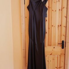 Black occasion dress. Maxi length. Size 14. New.