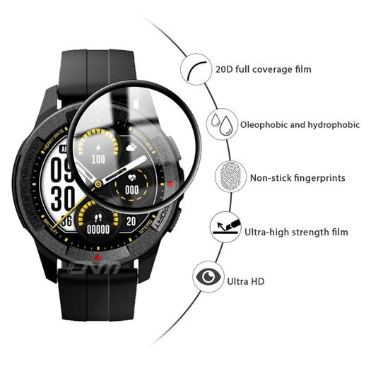 20D Protective Film For Xiaomi Mi Mibro Color Smart Watch Curved Soft Screen Protector Accessories Not Glass
