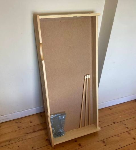 Wooden Baby Cot / Crib + Mattress & Storage Drawer