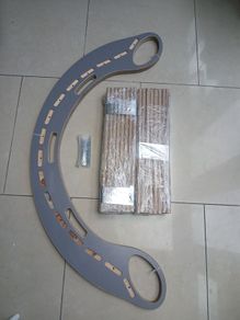 wooden climbing rocker