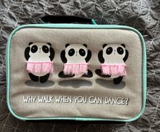 Brand New Dancing Panda Lunch Bag