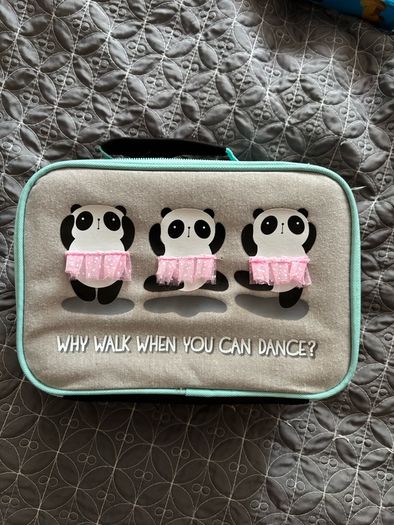 Brand New Dancing Panda Lunch Bag