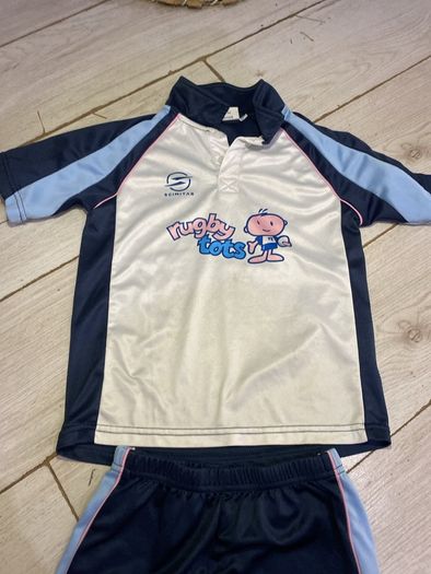 Rugby tots jersey and shorts kit 6-7