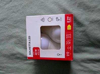 Ikea Solhetta Led Bulbs E27 470im (pack Of 2) - New/open Box