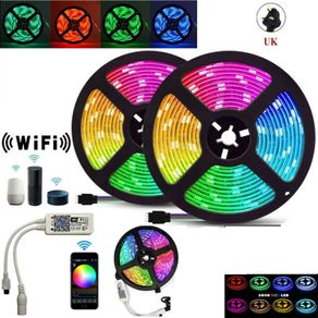 10M 5050 RGB WiFi LED Strip Lights Controller Alexa Google