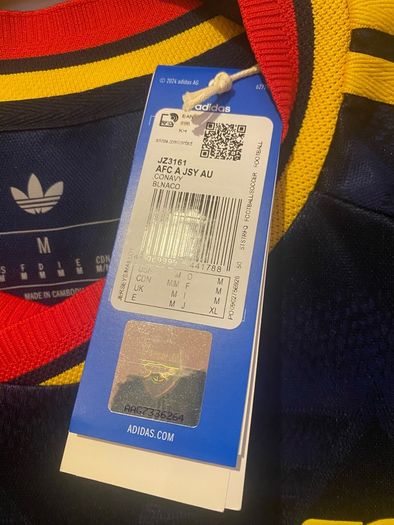 J. Timber Arsenal adidas 26/27 Authentic Away Shirt M