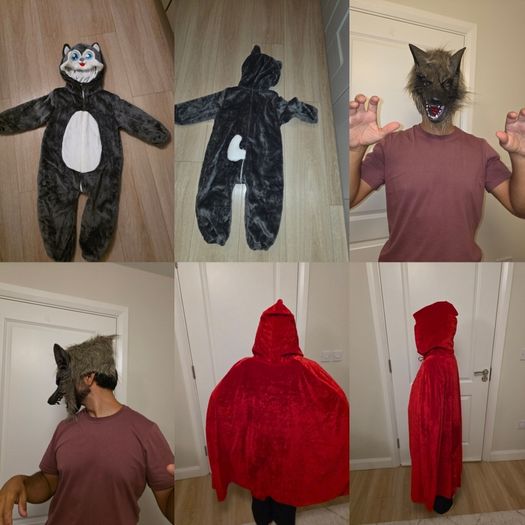 Halloween Little Red - family costume set