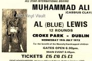 Muhammad Ali V Al (Blue) Lewis Croke Park Dublin 1972 new A3 size repro poster