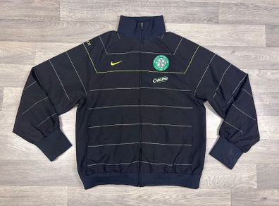 Vintage 2008 Nike Celtic Glasgow Striped Jacket Mens Medium