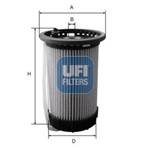 UFI Fuel Filter for Volkswagen Passat