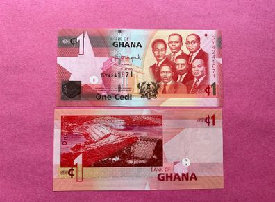 Ghana 1 Cedi  2015 Pick 37g ( Uncirculated )