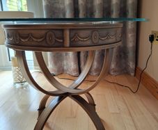 Glass Coffee table and side table