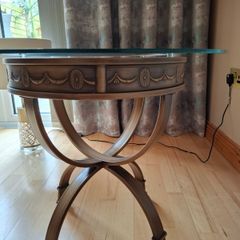 Glass Coffee table and side table