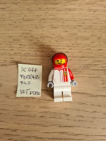 lego sc077 ferrari f40 pilot, set 75890