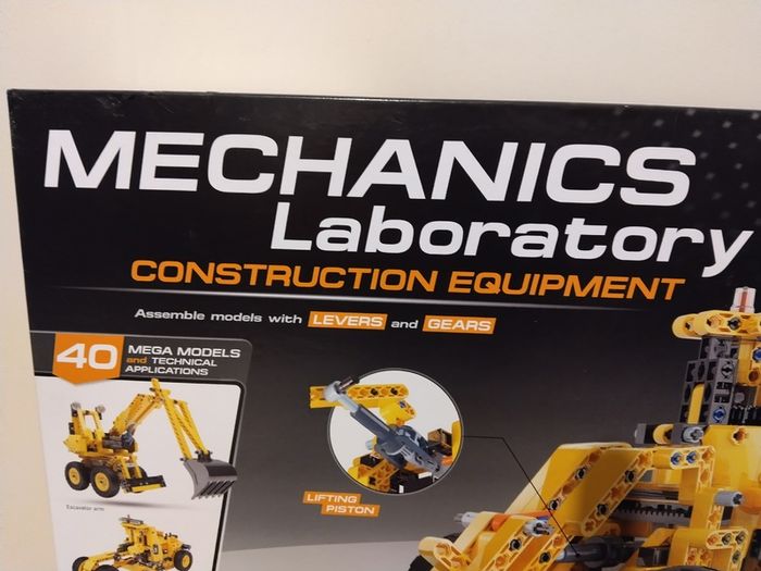 Mechanics Laboratory, Construction Equipment building Set, STEM TOYS