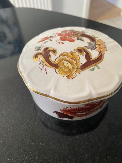 Masons brown velvet  trinket dish