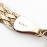 Vintage Gold Plated Sterling Silver Bracelet Image 4