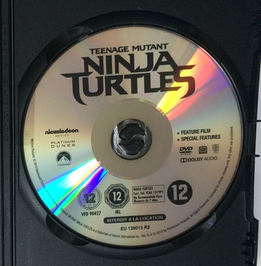 Teenage Mutant Ninja Turtles [2014] Megan Fox, Will Arnett, William Fichtner, Danny Woodburn, Abby Elliott & Alan Ritchson [Movie DVD]