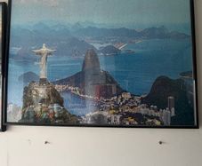 Puzzles in frame.