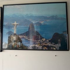Puzzles in frame.