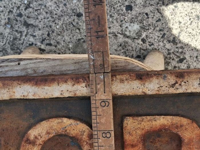 Georgian Cast Iron Moore Street Sign(5.6kgs)