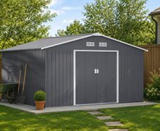 Garden Metal Storage Shed 13 x 11ft