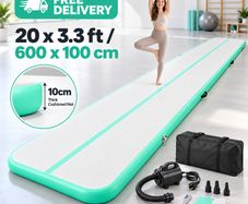 Inflatable Gymnastics Mat 6m 20ft with Electric Pump