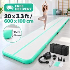 Inflatable Gymnastics Mat 6m 20ft with Electric Pump