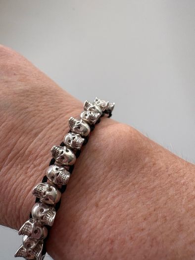 Links of London silver skulls bracelet