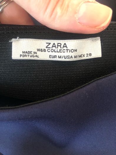 Navy Zara skirt - sz 12