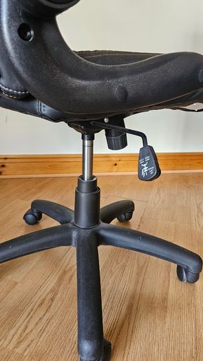Sleek Black & Grey Ergonomic Office Chair