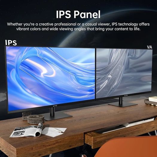 KTC Flat 32 Inch Monitor, QHD 1440P 2K 120Hz (OC) IPS Large Computer Monitor, Ultra Thin Bezels, Anti-Blue Light, HDR10, 103% sRGB, 86% DCI-P3, 350 Nits, 3ms MPRT,