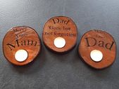 Candle holder, Rustic Wooden Log Tree Trunk Candle Tealight Holder,