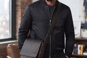Stunning Givenchy French Couture Men's Leather Messenger Laptop Bag