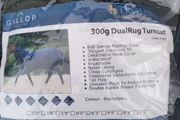 6'3" Gallop Dual Turnout Rug with Neck Cover.New