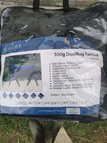 6'3" Gallop Turnout Rug with Neck Cover.New