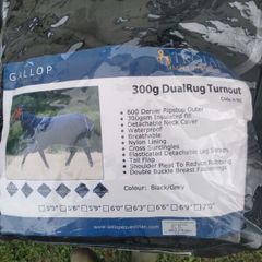 6'3" Gallop Turnout Rug with Neck Cover.New