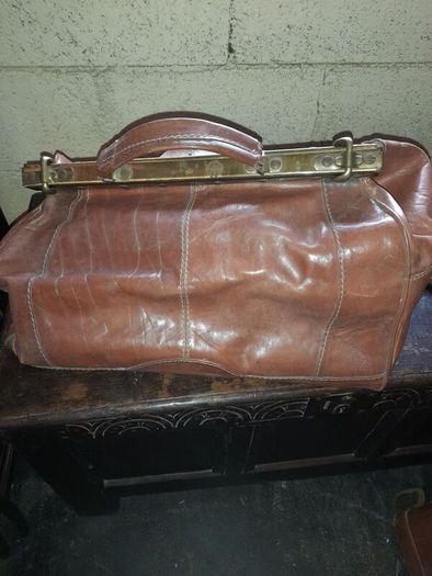 Vintage Leather Doctors Bag