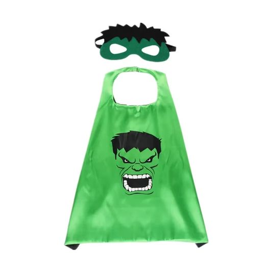 Hulk Avengers Superhero Capes for Kids Children Halloween Cool Halloween Costume Cosplay Festival Party Supplies Favors Dress Up for 3-12 Year Old Boys Girls