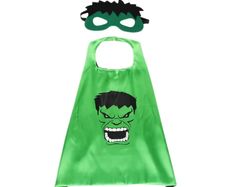 Hulk Avengers Superhero Capes for Kids Children Halloween Cool Halloween Costume Cosplay Festival Party Supplies Favors Dress Up for 3-12 Year Old Boys Girls