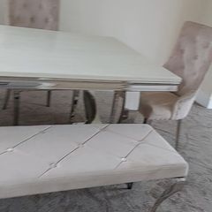 Marble Kitchen table and chairs