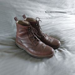 Mens Clarks Leather Boots Uk. 7