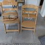 Two Wooden High Chairs Image 2