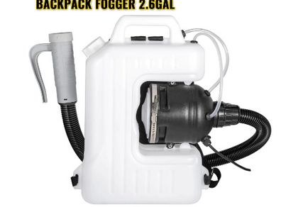 BRAND NEW Electric Fogger Machine, 2.6GAL Backpack Sprayer, 2200W Backpack Mist Blower ULV Cold Fogging Machine with Extended Hose
