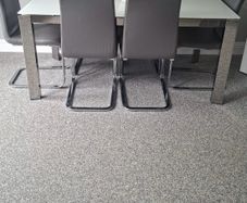 calligaris dining table & chairs