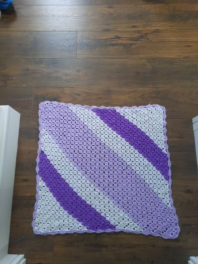 Pram blanket handmade