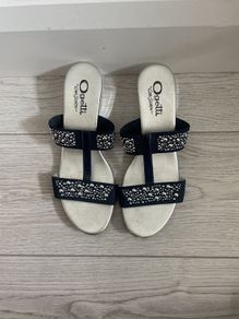 Navy Carl Scarpa Sandals